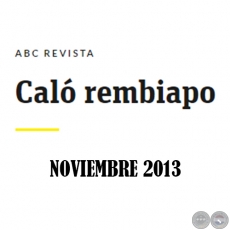 Caló Rembiapo - ABC Revista - Noviembre 2013 